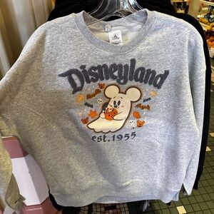 Disney Parks Disneyland Ghost Mickey Halloween Sweatshirt